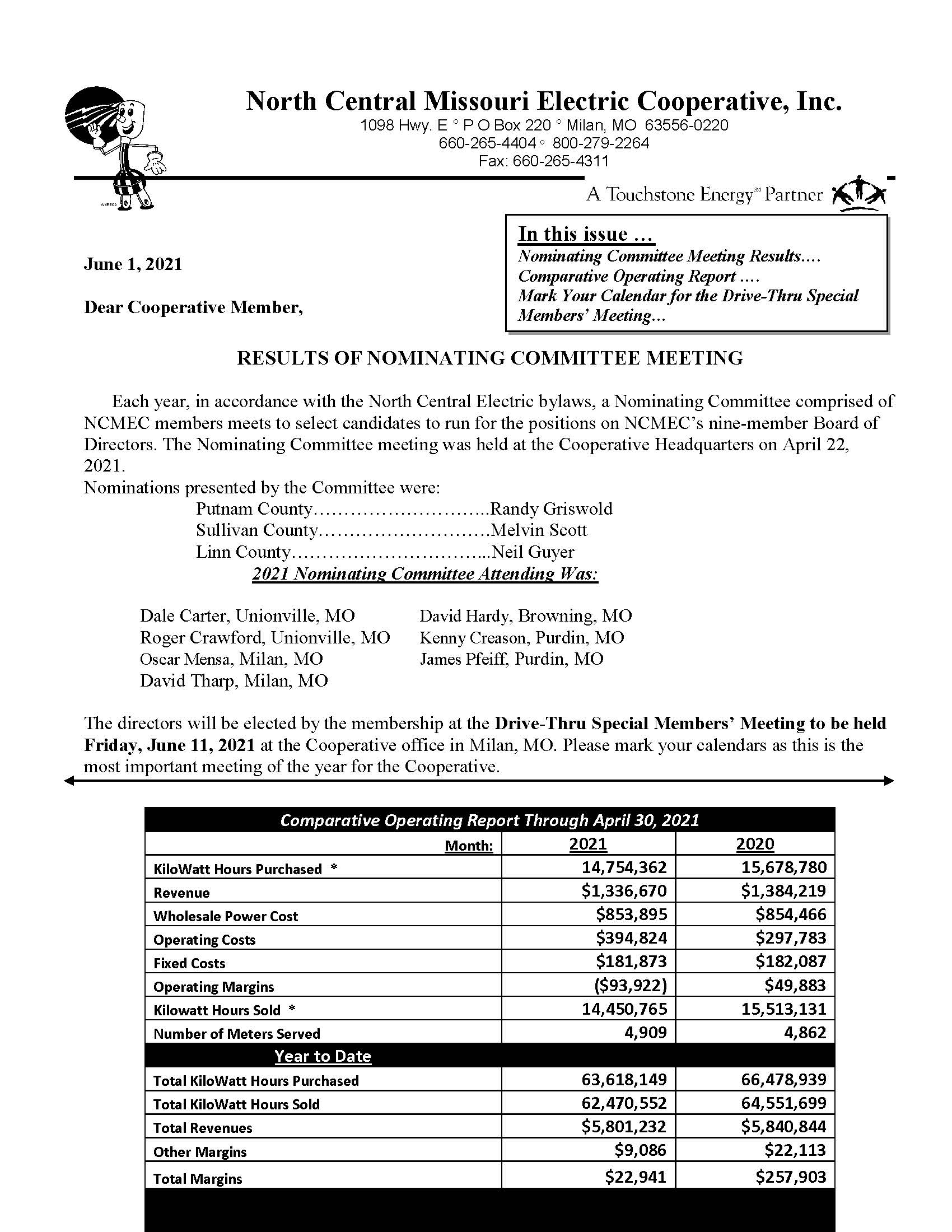 Newsletter | North Central Electric Cooperative